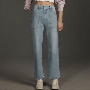 NWT MOTHER Denim The Patch Rambler Ankle Jeans in Norway Dude Size 26